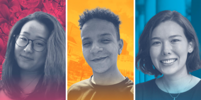 From left, Hannah So and Yasaar Ellis, members of the Class of 2024, and Gina Wilson, a member of the Class of 2023, share their expert advice.